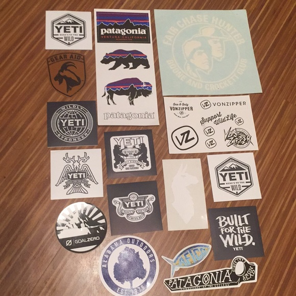 Patagonia Accessories - 27 NWT outdoorsy Stickers and decals